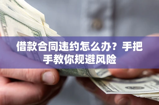 武汉借款合同违约怎么办？手把手教你规避风险