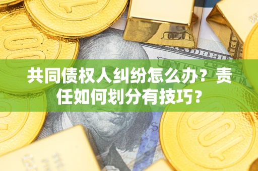 武汉共同债权人纠纷怎么办？责任如何划分有技巧？