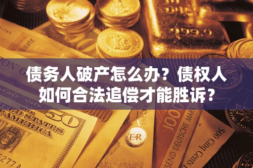 武汉债务人破产怎么办？债权人如何合法追偿才能胜诉？