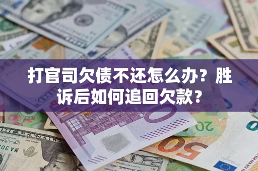 武汉打官司欠债不还怎么办？胜诉后如何追回欠款？