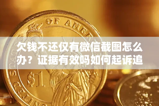 武汉欠钱不还仅有微信截图怎么办？证据有效吗如何起诉追回欠款？
