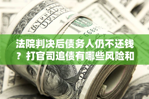 武汉法院判决后债务人仍不还钱？打官司追债有哪些风险和技巧？