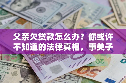 武汉父亲欠贷款怎么办？你或许不知道的法律真相，事关子女未来