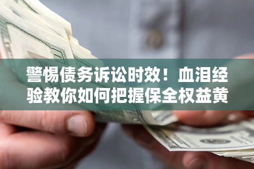 武汉警惕债务诉讼时效！血泪经验教你如何把握保全权益黄金期