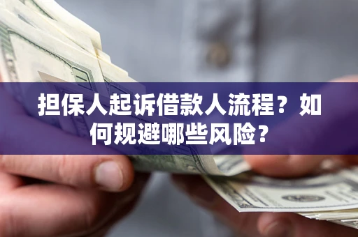 武汉担保人起诉借款人流程？如何规避哪些风险？