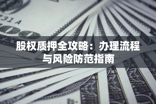 武汉股权质押全攻略：办理流程与风险防范指南