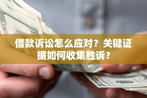 武汉借款诉讼怎么应对？关键证据如何收集胜诉？