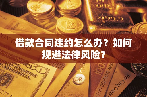 武汉借款合同违约怎么办？如何规避法律风险？